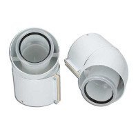 Heatline 60/100 pair of 45 degree flue bends - Special Order NO RETURNS Heatline 60/100 pair of 45 degree flue bends - Special Order NO RETURNS