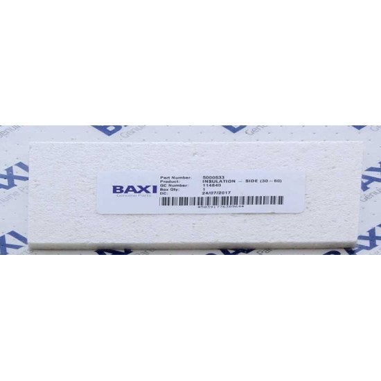 Potterton 5000533 Combustion Chamber Insulation - Side Potterton 5000533 Combustion Chamber Insulation - Side