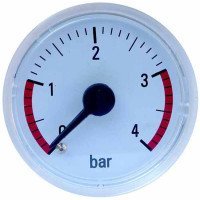 Heatline D004090673 Pressure Gauge - White Heatline D004090673 Pressure Gauge - White