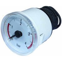 Heatline D004090673 Pressure Gauge - White Heatline D004090673 Pressure Gauge - White