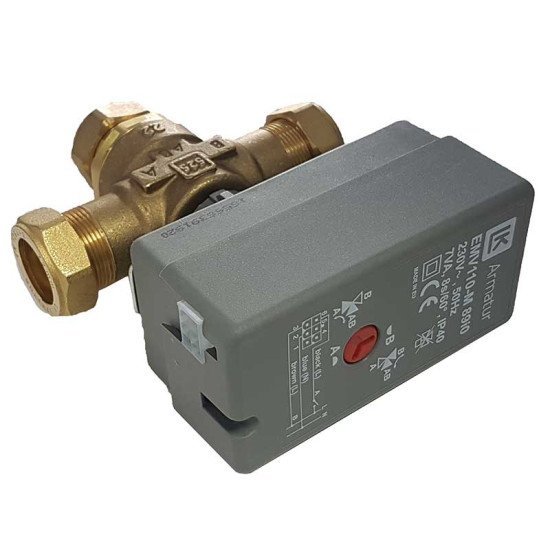 Worcester 8733701136 3-Way Valve D=22mm Worcester 8733701136 3-Way Valve D=22mm