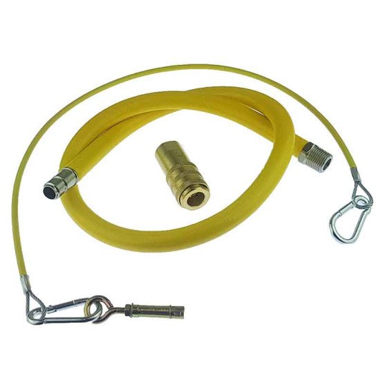 Catering hose 1/2 in quick release 1000 mm Unbraided
