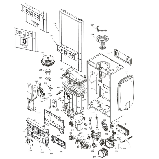 CONVERSION KIT LPG TO NG 27I COMPACT