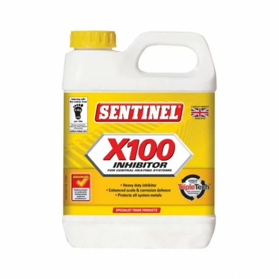 Sentinel X100 Inhibitor 1 Litre - Sentinel Central Heating Water Treatment Sentinel X100 Inhibitor 1 Litre - Sentinel Central Heating Water Treatment